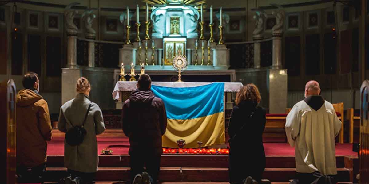 In preghiera per la pace in Ucraina e Terra Santa